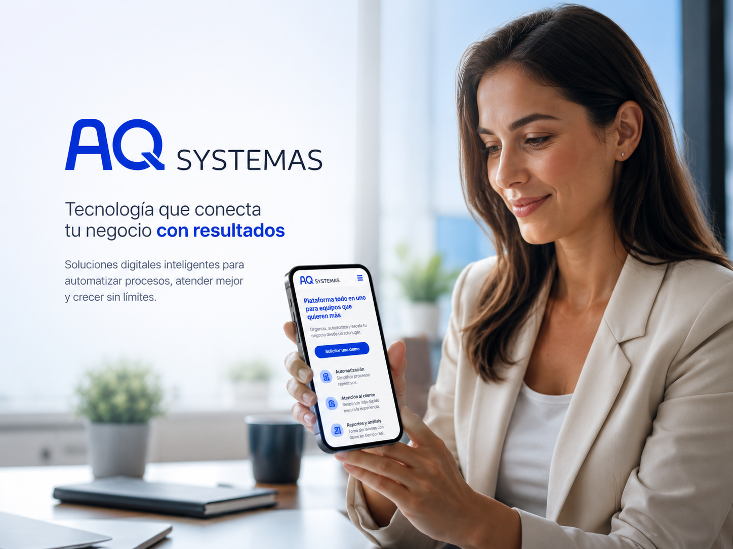 vCard y QR en AQ Systemas